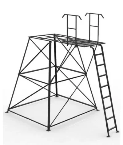 10 FT ladder - Elevated Deer Blind Stand no handrail